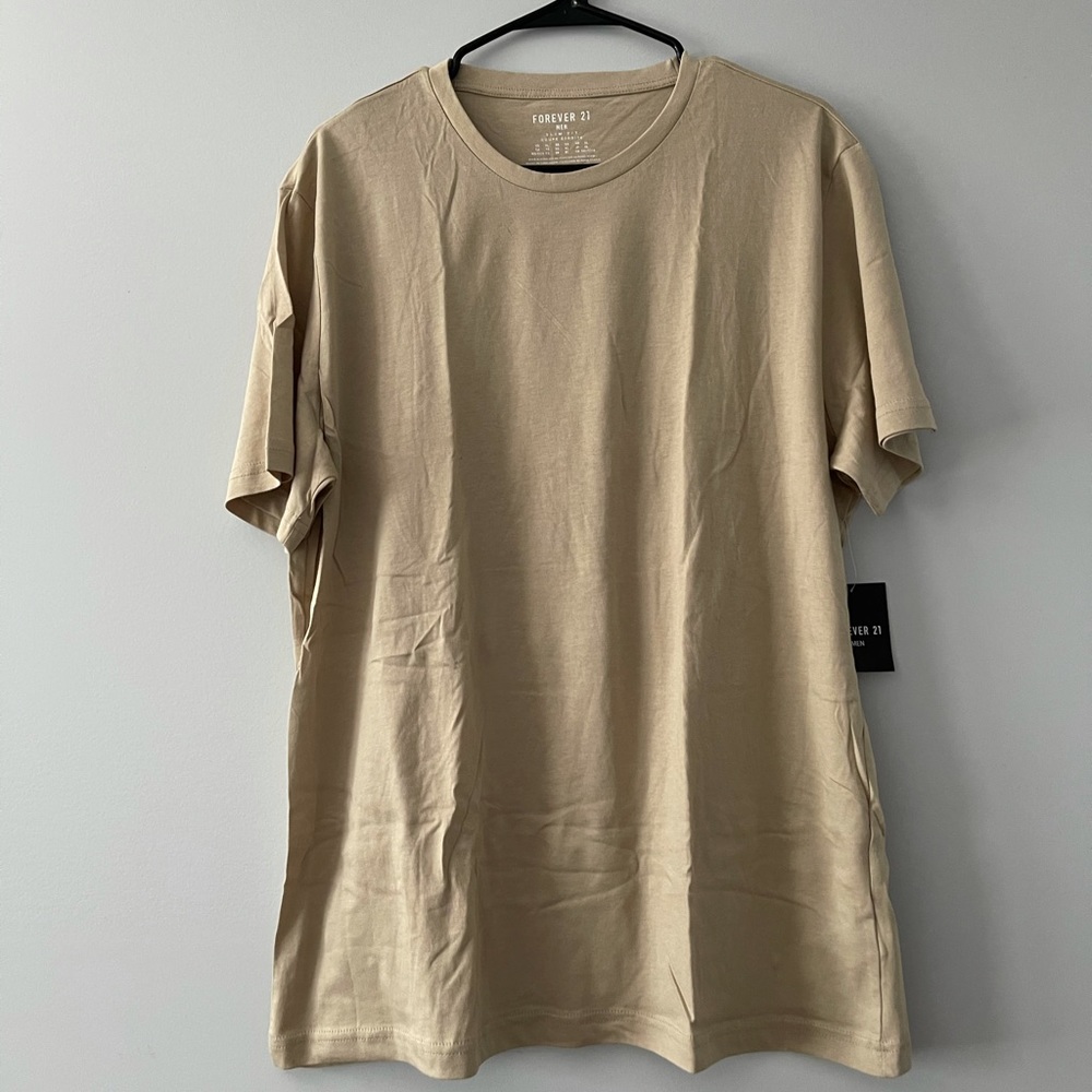 XL Tan Forever 21 T-Shirt